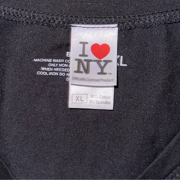 | love New York bling rhinestone ladies tee - Picture 3 of 4